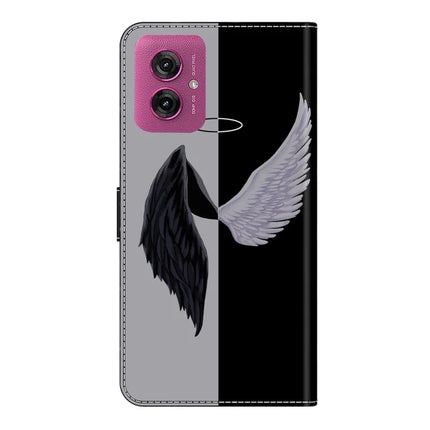 For Motorola Moto G55 5G Case Magnetic Clasp 3D Pattern Leather Wallet Phone Cover