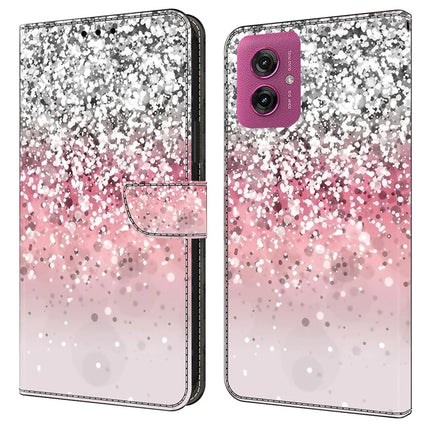 For Motorola Moto G55 5G Case Magnetic Clasp 3D Pattern Leather Wallet Phone Cover - Gradient