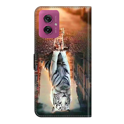 For Motorola Moto G55 5G Case Magnetic Clasp 3D Pattern Leather Wallet Phone Cover