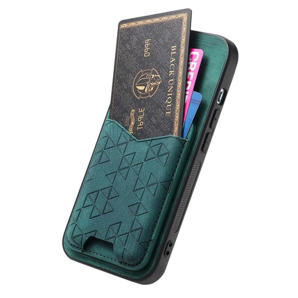 For Samsung Galaxy A05 4G Case Imprinted Pattern Card Holder Kickstand Leather Back Cover