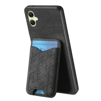 For Samsung Galaxy A05 4G Case Imprinted Pattern Card Holder Kickstand Leather Back Cover
