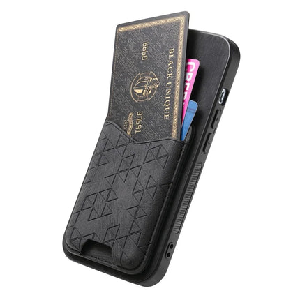 For Samsung Galaxy A05 4G Case Imprinted Pattern Card Holder Kickstand Leather Back Cover