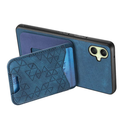 For Samsung Galaxy A05 4G Case Imprinted Pattern Card Holder Kickstand Leather Back Cover