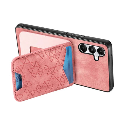 For Samsung Galaxy A05s 4G Case Imprinted Pattern Card Holder Kickstand Leather Back Cover