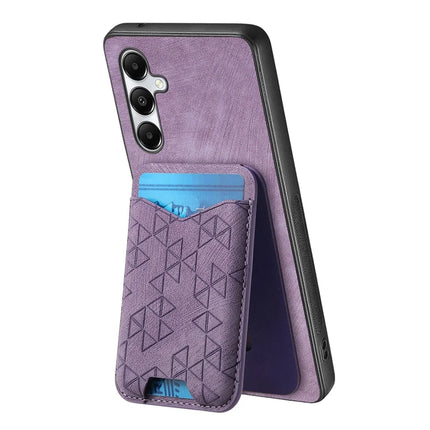 For Samsung Galaxy A05s 4G Case Imprinted Pattern Card Holder Kickstand Leather Back Cover