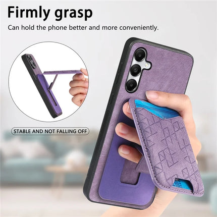 For Samsung Galaxy A05s 4G Case Imprinted Pattern Card Holder Kickstand Leather Back Cover