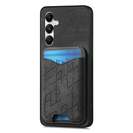 For Samsung Galaxy A05s 4G Case Imprinted Pattern Card Holder Kickstand Leather Back Cover