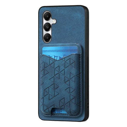 For Samsung Galaxy A05s 4G Case Imprinted Pattern Card Holder Kickstand Leather Back Cover
