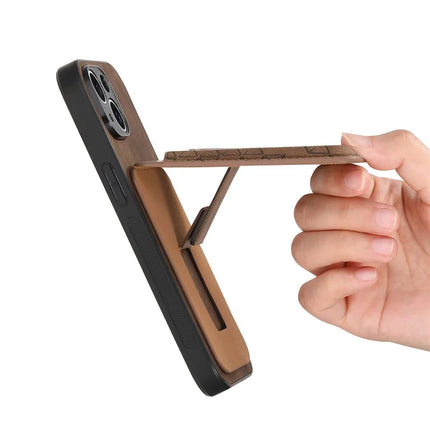 For Samsung Galaxy A15 4G / 5G Case Imprinted Pattern Card Holder Kickstand Leather Back Cover