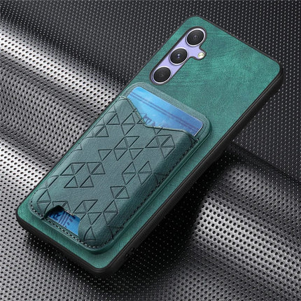 For Samsung Galaxy A54 5G Case Imprinted Pattern Card Holder Kickstand Leather Back Cover