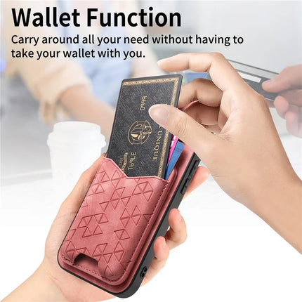 For Samsung Galaxy S23 FE Case Imprinted Pattern Card Holder Kickstand Leather Back Cover