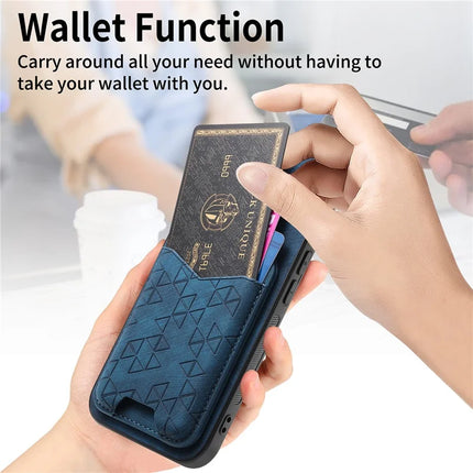 For Samsung Galaxy S23 Ultra Case Imprinted Pattern Card Holder Kickstand Leather Back Cover