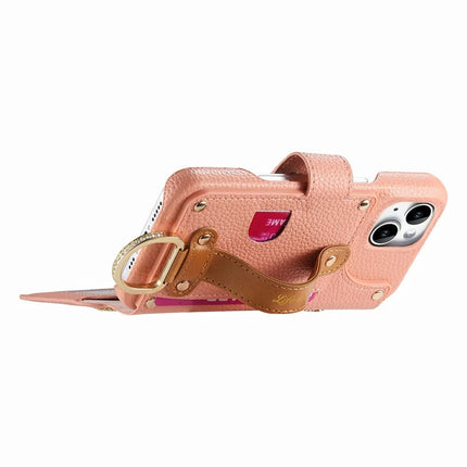 For iPhone 13 Case RFID Blocking Zipper Wallet PU Leather Mobile Cover