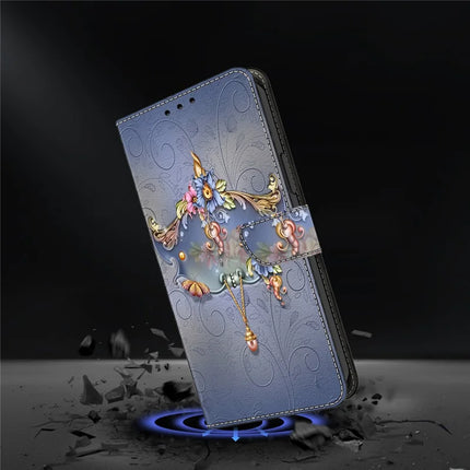 For Google Pixel 9a Case PU Leather Wallet Phone Cover with Stand
