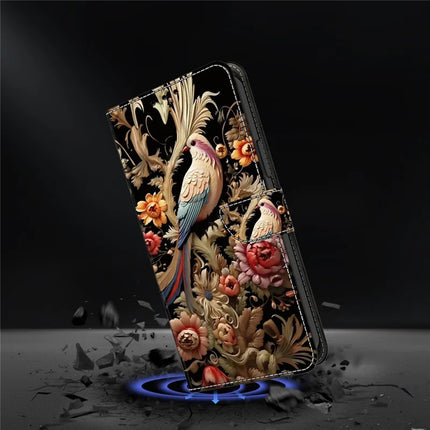 For Google Pixel 9a Case PU Leather Wallet Phone Cover with Stand