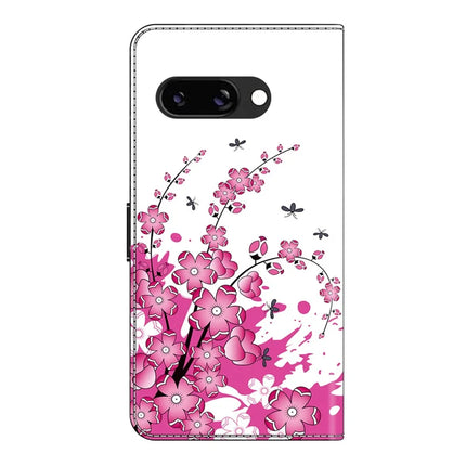For Google Pixel 9a Case PU Leather Wallet Phone Cover with Stand