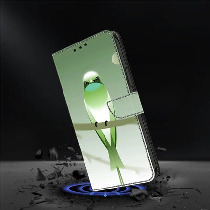 For Google Pixel 9a Case PU Leather Wallet Phone Cover with Stand