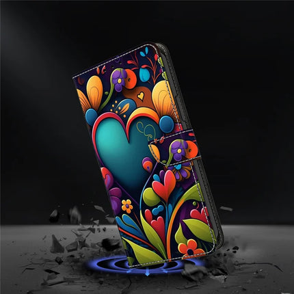 For Google Pixel 9a Case PU Leather Wallet Phone Cover with Stand