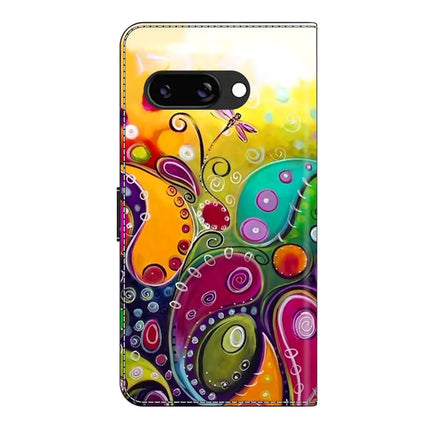 For Google Pixel 9a Case PU Leather Wallet Phone Cover with Stand
