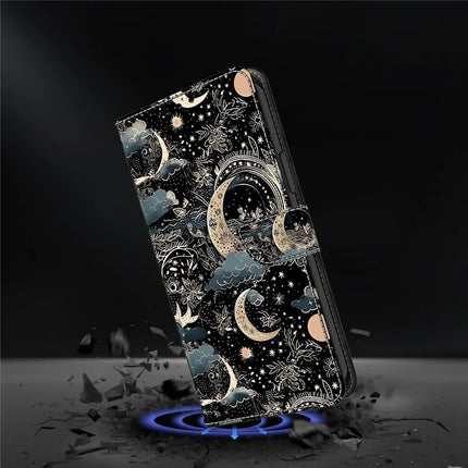For Google Pixel 9a Case PU Leather Wallet Phone Cover with Stand