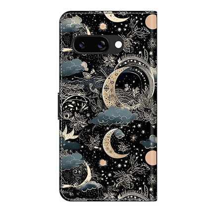 For Google Pixel 9a Case PU Leather Wallet Phone Cover with Stand