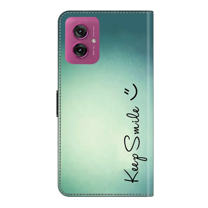 For Motorola Moto G55 5G Case PU Leather Wallet Phone Cover with Stand