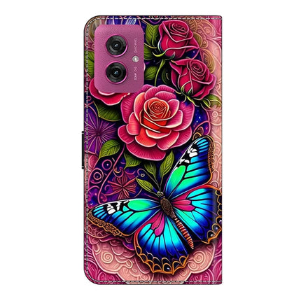 For Motorola Moto G55 5G Case PU Leather Wallet Phone Cover with Stand