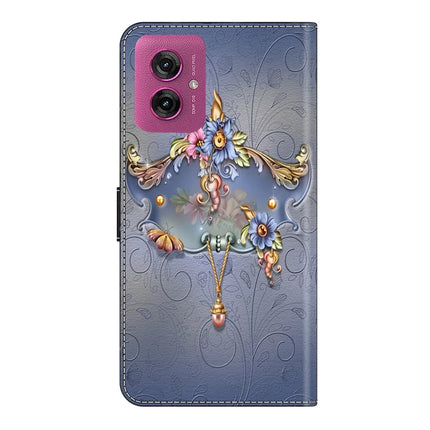 For Motorola Moto G55 5G Case PU Leather Wallet Phone Cover with Stand