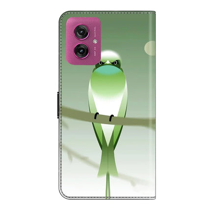 For Motorola Moto G55 5G Case PU Leather Wallet Phone Cover with Stand