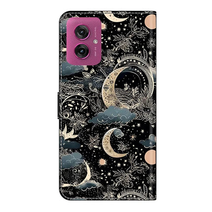 For Motorola Moto G55 5G Case PU Leather Wallet Phone Cover with Stand