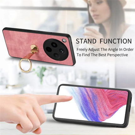 CASENEO D22 For Oppo Find X8 5G Case Folding Kickstand Retro Leather Back Cover