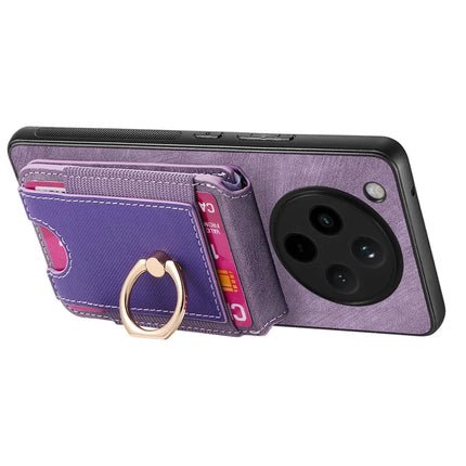 For Oppo Find X8 5G Case with Detachable Card Holder Kickstand Leather Back Cover