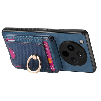 For Oppo Find X8 5G Case with Detachable Card Holder Kickstand Leather Back Cover