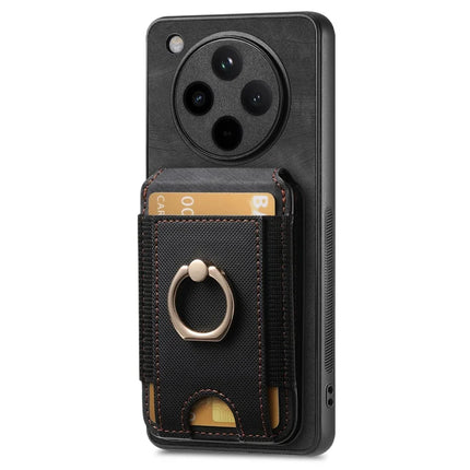 For Oppo Find X8 5G Case with Detachable Card Holder Kickstand Leather Back Cover