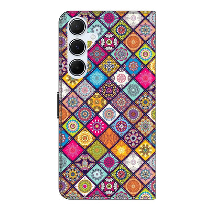 For Samsung Galaxy A36 5G / A56 5G Case Pattern Printed Protective Cover TPU+PU Leather Flip Phone Case