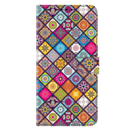 For Google Pixel 9a Case Pattern Printed Protective Cover TPU+PU Leather Flip Phone Case