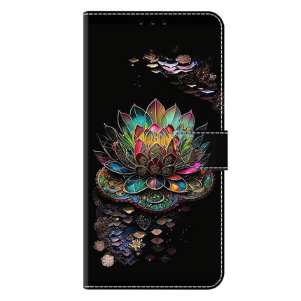 For Google Pixel 9a Case Pattern Printed Protective Cover TPU+PU Leather Flip Phone Case