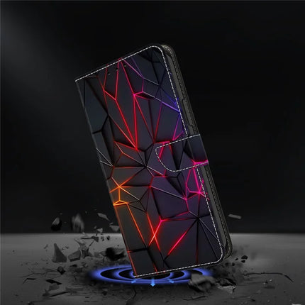 For Google Pixel 9a Case Pattern Printed Protective Cover TPU+PU Leather Flip Phone Case