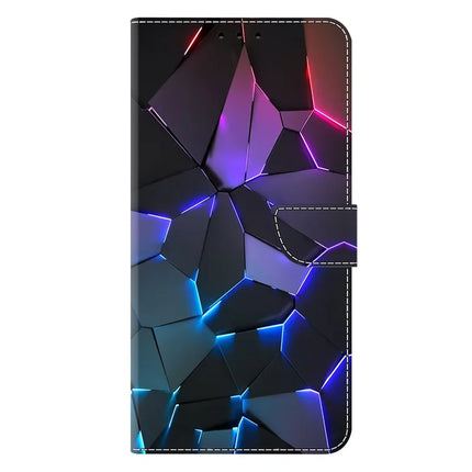 For Google Pixel 9a Case Pattern Printed Protective Cover TPU+PU Leather Flip Phone Case