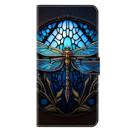 For Google Pixel 9a Case Pattern Printed Protective Cover TPU+PU Leather Flip Phone Case