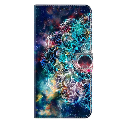 For Google Pixel 9a Case Pattern Printed Protective Cover TPU+PU Leather Flip Phone Case