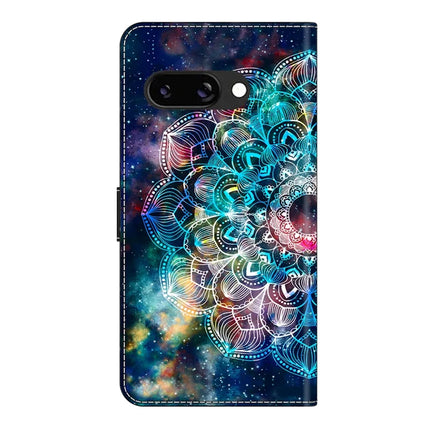 For Google Pixel 9a Case Pattern Printed Protective Cover TPU+PU Leather Flip Phone Case