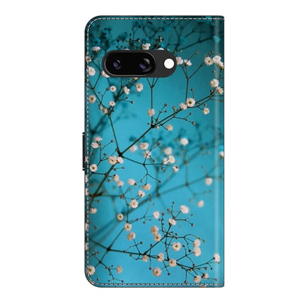 For Google Pixel 9a Case Pattern Printed Protective Cover TPU+PU Leather Flip Phone Case