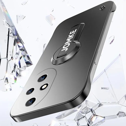 For Honor 200 5G Case Hard PC Frameless Baking Paint Kickstand Phone Cover