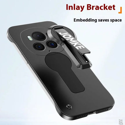 For Honor Magic6 5G Case Hard PC Frameless Baking Paint Kickstand Phone Cover