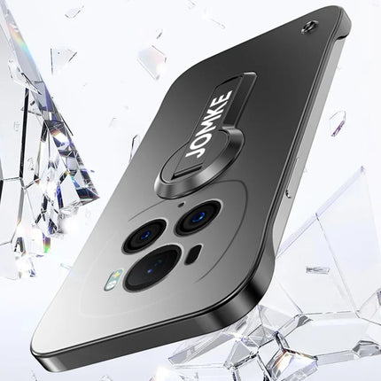 For Honor Magic6 Pro 5G Case Hard PC Frameless Baking Paint Kickstand Phone Cover