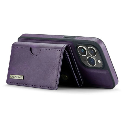 DG.MING M6 Series For iPhone 12 Pro Max Case Magnetic Wallet PU+PC+TPU Phone Cover