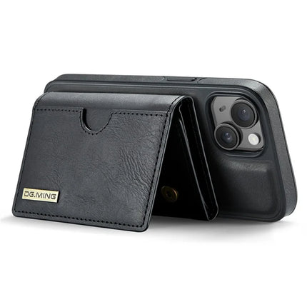 DG.MING M6 Series For iPhone 13 Case Magnetic Wallet PU+PC+TPU Phone Cover