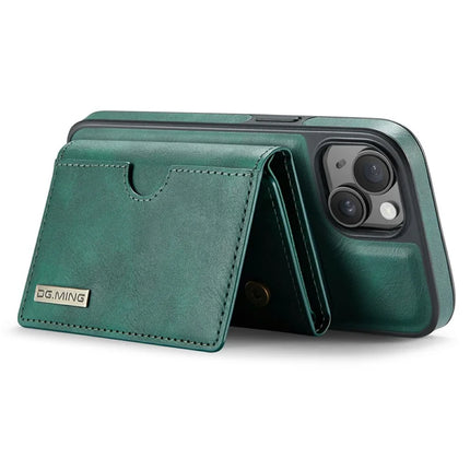 DG.MING M6 Series For iPhone 13 Case Magnetic Wallet PU+PC+TPU Phone Cover