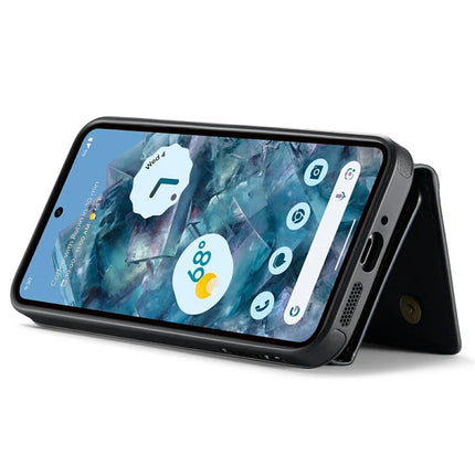 DG.MING M6 Series For Google Pixel 9 Pro XL Case Magnetic Wallet PU+PC+TPU Phone Cover